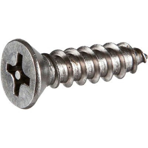 Tamper-Pruf Screws #14 x 2-1/2in Security Sheet Metal Screw - Flat Phillips Head - 18-8 Stainless Steel - Pkg of 50 2.14A212FS